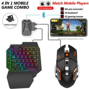 Mobile Game Keyboard and Mouse Adapter