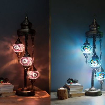 3 Globes Moroccan Floor Lamp