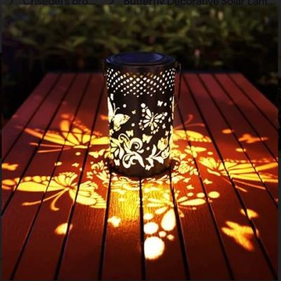 Butterfly Decorative Solar Lantern