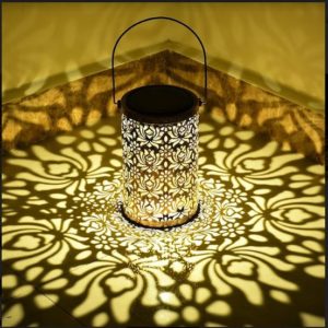 Floral-Design Solar Lantern