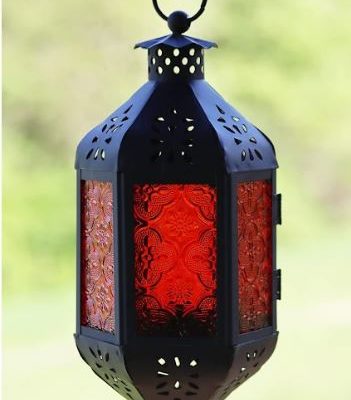 Matte-Black Decorative Candle Holder