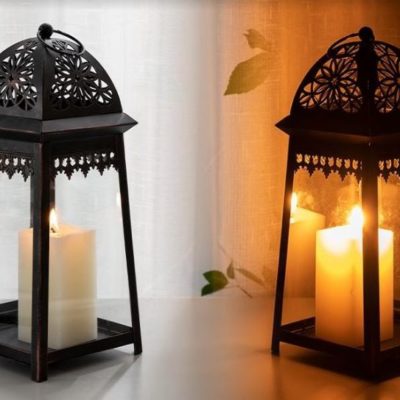Moroccan Hanging and Tabletop Candle Lantern