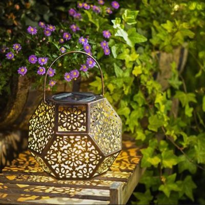 Moroccan Solar Garden Lantern