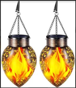 Flickering Flame Solar Lantern
