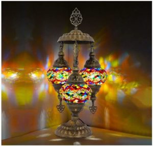 mosaic table light