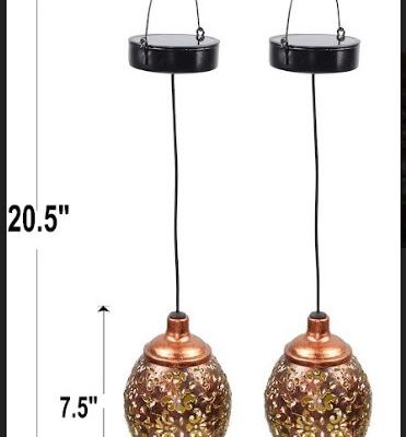 Decorative Solar LED Lamps (Set of 2)