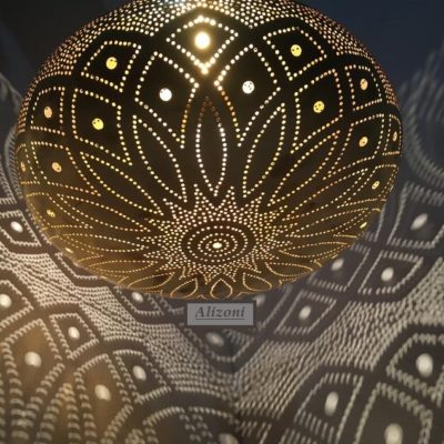 Beautiful Handmade Moroccan Brass Pendant Light