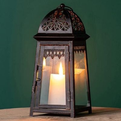 Moroccan Hanging and Tabletop Candle Lantern