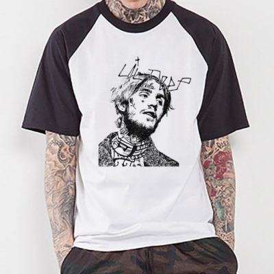 Lil Peep Graphic Raglan T-Shirt