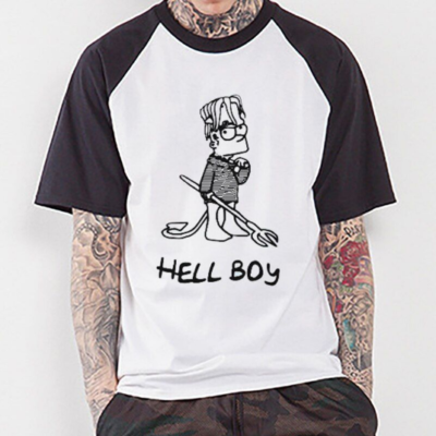 Lil Peep Hellboy Raglan T-Shirt