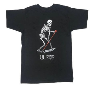 lil peep black skeleton1