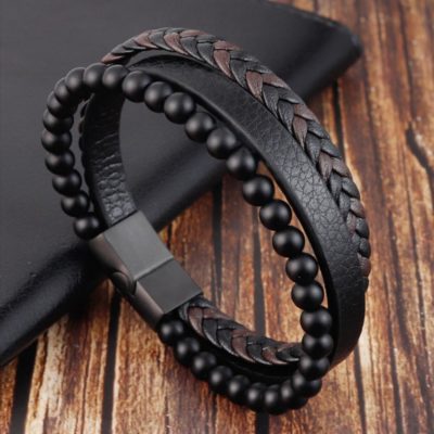 Mens Bracelet,Leather Bracelet