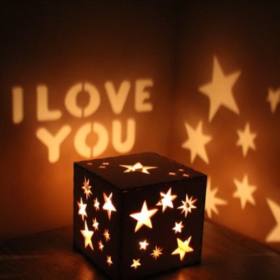 Personalized Birthday Gift I Love You Light Box