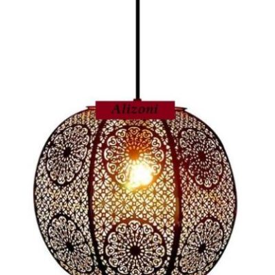 Antique Moroccan-Style Pendant Lantern