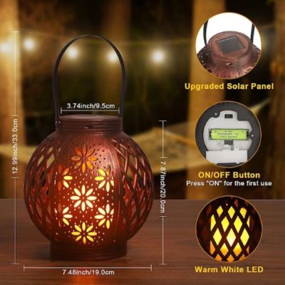 Globe-shaped Solar-Powered Lantern