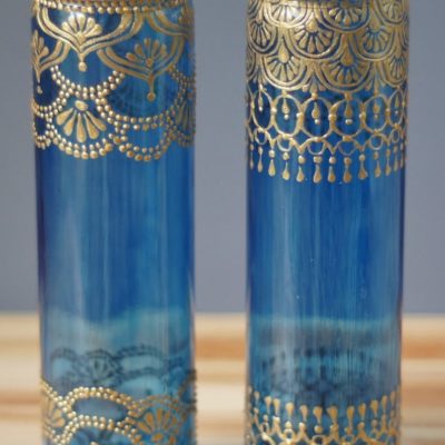 Henna Bud Vase Moroccan Decor