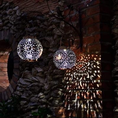 2 Pcs Solar Decorative Garden Lanterns