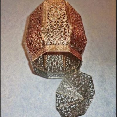 Copper Moroccan Light-Penetrating Pendant Light