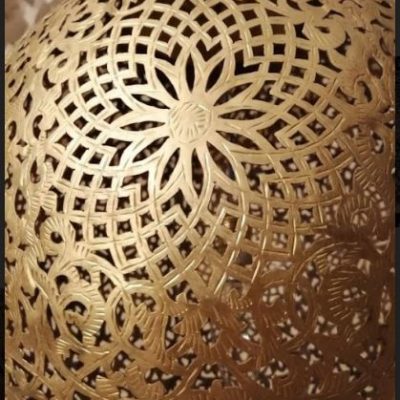 Globe-Shaped Moroccan Pendant Light