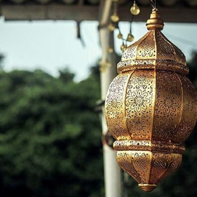 Moroccan Golden Hanging Lamp