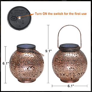 Owl-Design Solar Decorative Lantern