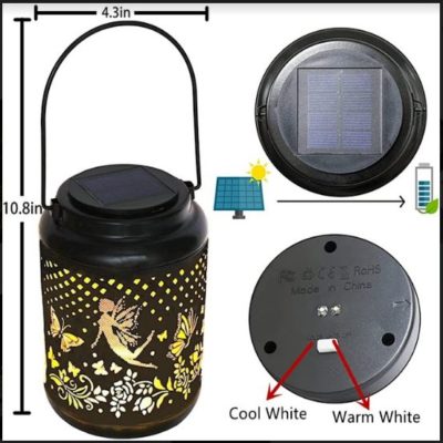 Butterfly Fairy Solar Decorative Lantern (Set of 2)