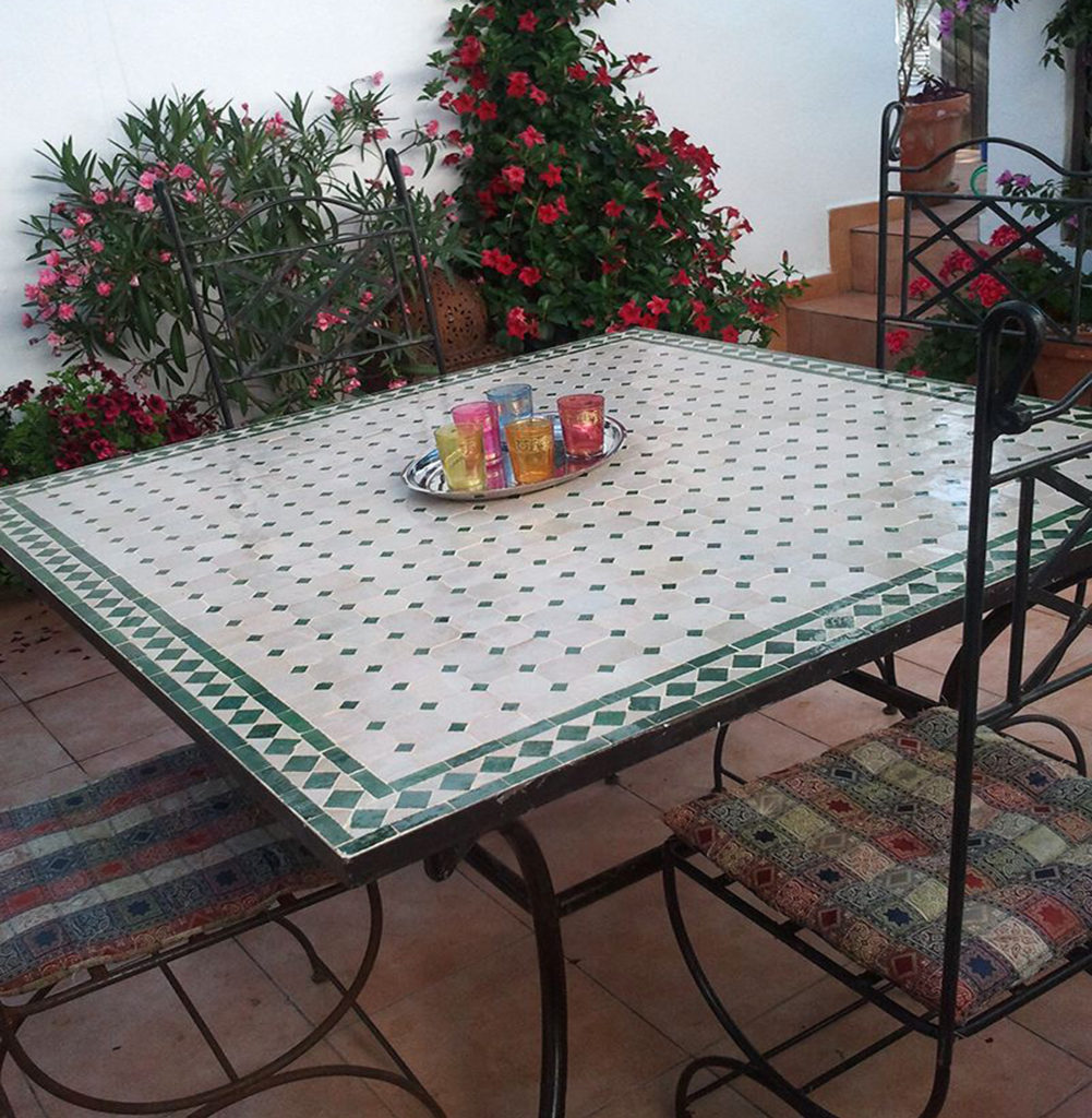 Moroccan outdoor table