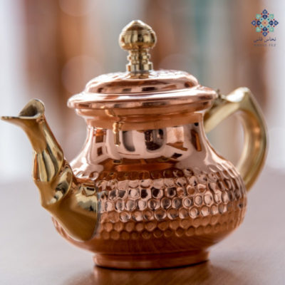 Authentic copper single Moroccan teapot