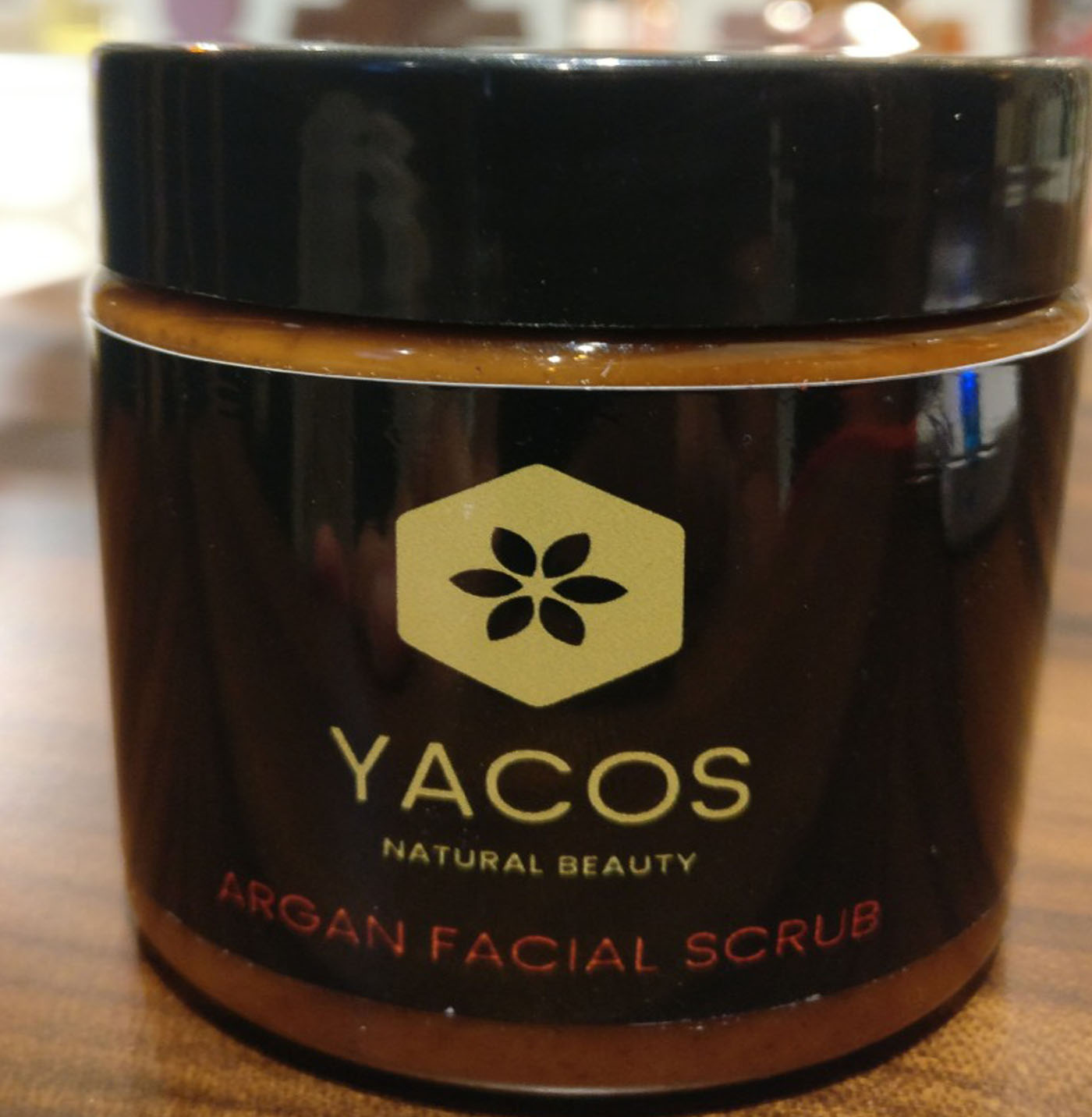 Yacos Face scrub with Argan Oil and Prickly Pear