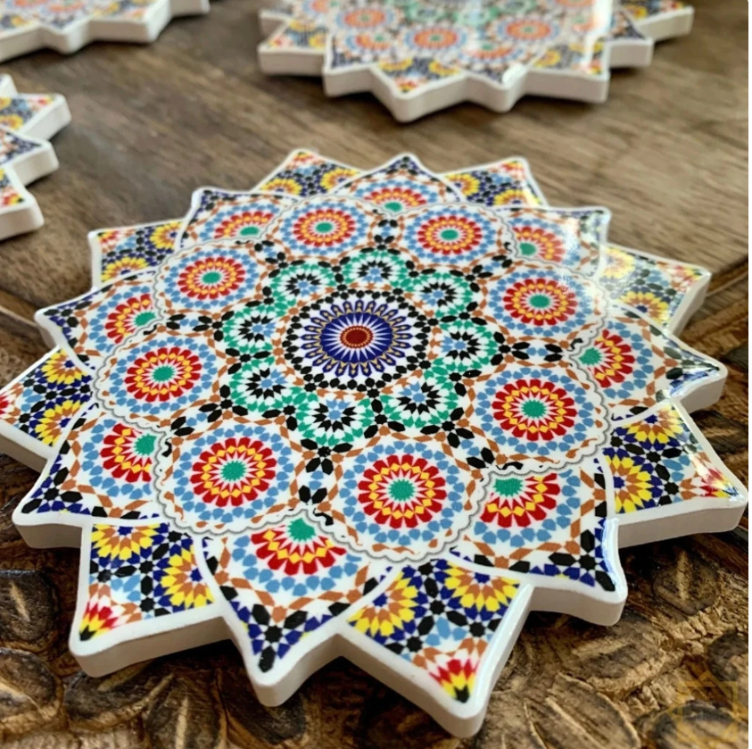 Set of 4 Moroccan Coaster