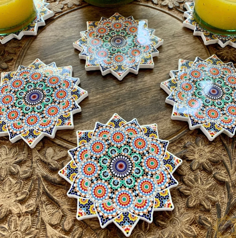 Set of 4 Moroccan Coaster