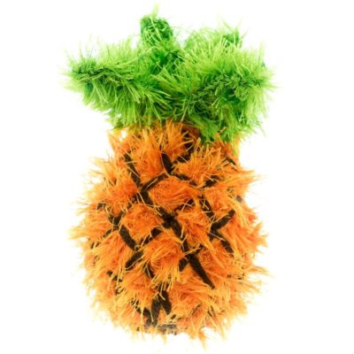 Handmade Pineapple Plush Dog Toy