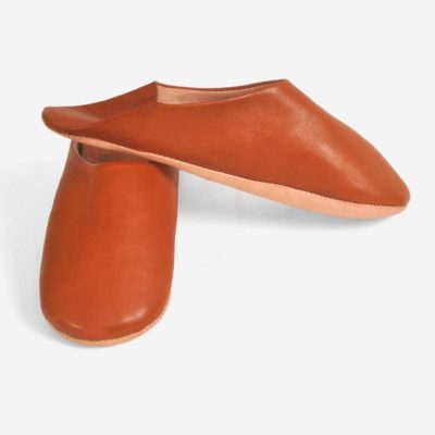 Moroccan Handmade Babouches Leather Unisex Slippers