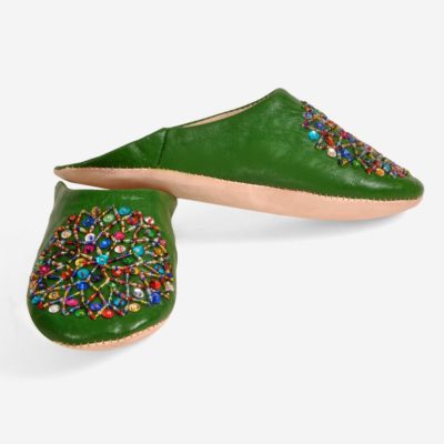 Moroccan Handmade Slippers Leather Women’s Babouche