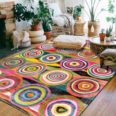 Colored Moroccan Rug