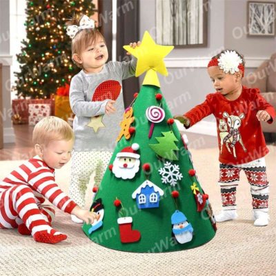 Felt Christmas Tree Decoration For Kids