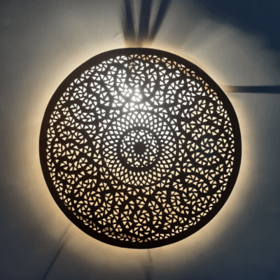 Oriental Round Wall Light