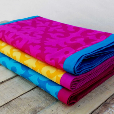 Bright Colored Moroccan Table Runner