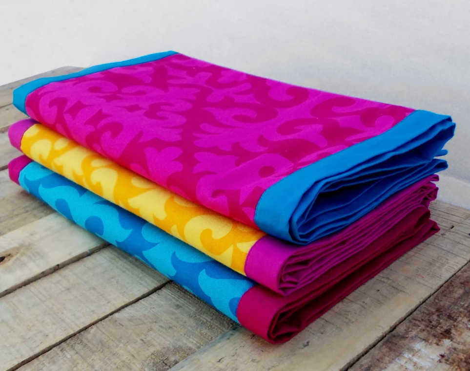 Bright Colored Moroccan Table Runner